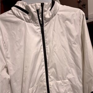 adidas White Hooded Jacket